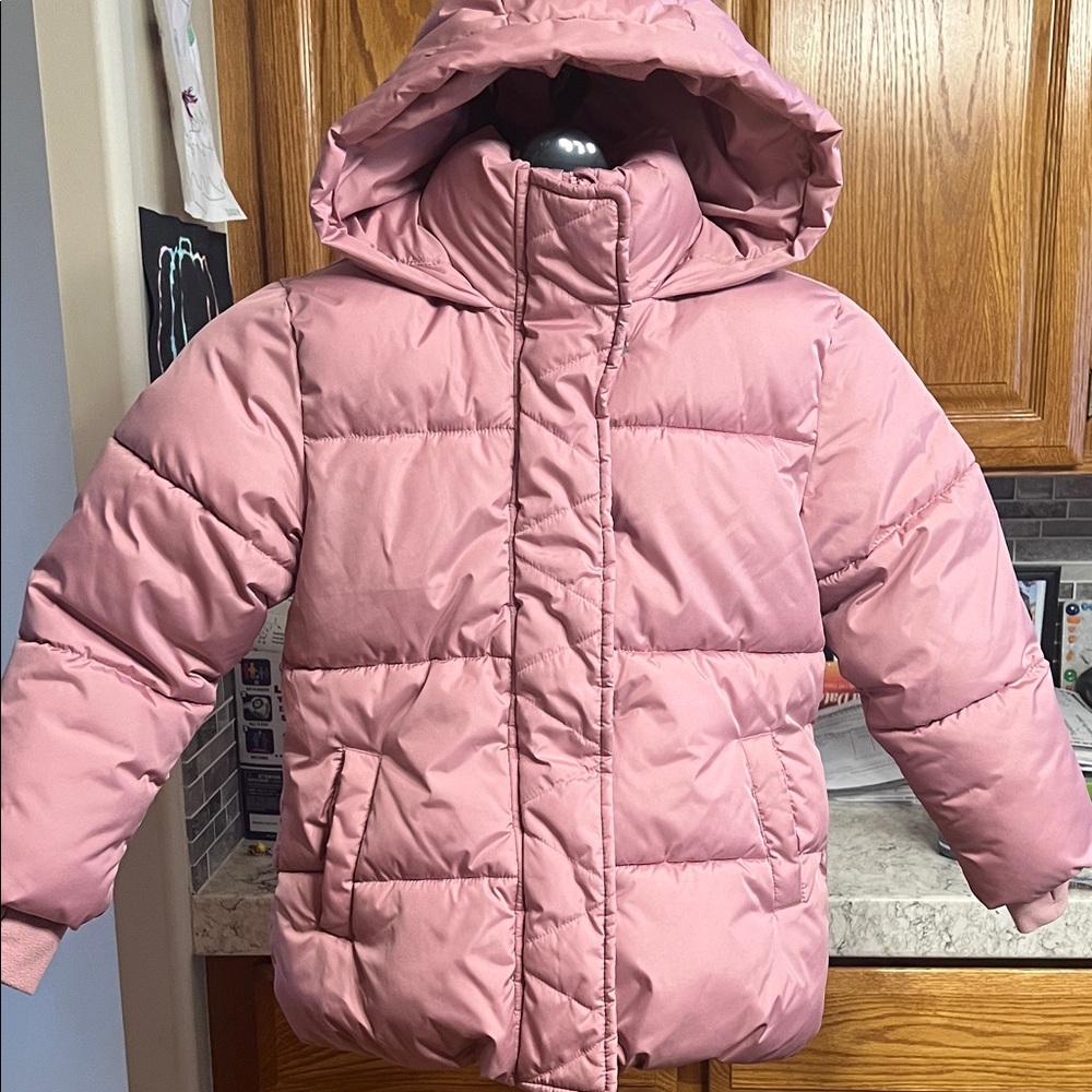 GAP Kids Pink Puffer Jacket. Size S